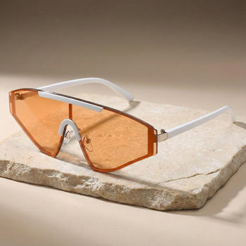 LUNETTES DE SOLEIL MOISSANITE À CROIX GLACÉE