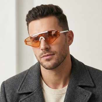 LUNETTES DE SOLEIL MOISSANITE À CROIX GLACÉE