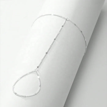 CLASSIC HAND CHAIN BRACELET IN STERLING SILVER