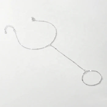 CLASSIC HAND CHAIN BRACELET IN STERLING SILVER