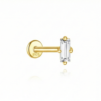 Anneau de nez non percé en diamant et moissanite