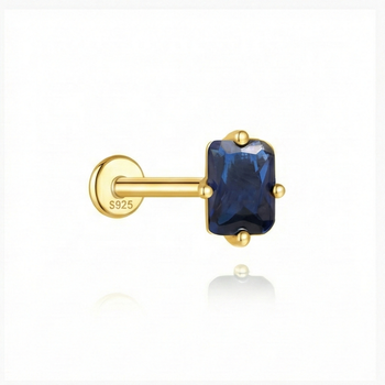 Anneau de nez non percé en diamant et moissanite