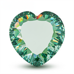 CONCAVE GREEN HEART CUT MOISSANITE LOOSE DIAMOND