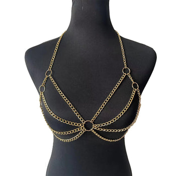 CONTOUR LINK BODY CHAIN BRALETTE