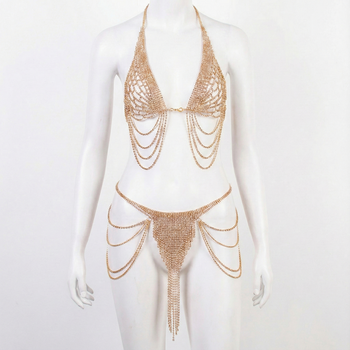 CRYSTAL COUTURE BODY CHAIN SET