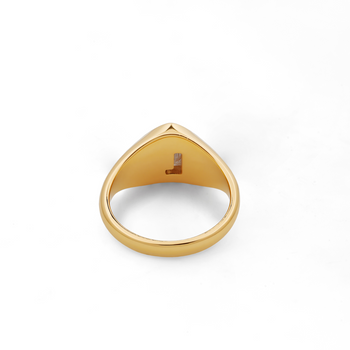 CUSTOM INITIAL MOISSANITE RING IN STERLING SILVER