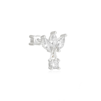 DANGLE CARTILAGE PIERCING IN STERLING SILVER