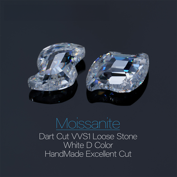 DART CUT MOISSANITE LOOSE DIAMOND