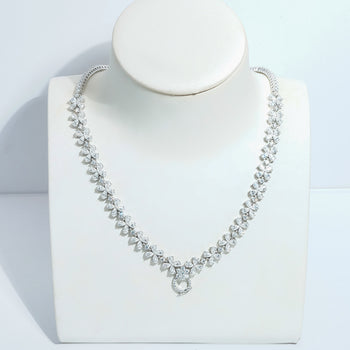 LAB GROWN EMERALD/RUBY/SAPPHIRE GEMSTONE WITH MOISSANITE PENDANT NECKLACE IN 14K GOLD