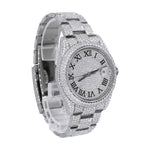 ETHEREAL GLIMMER TWO ROW BEZEL MOISSANITE DIAMOND WATCH