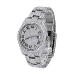 ETHEREAL GLIMMER TWO ROW BEZEL MOISSANITE DIAMOND WATCH