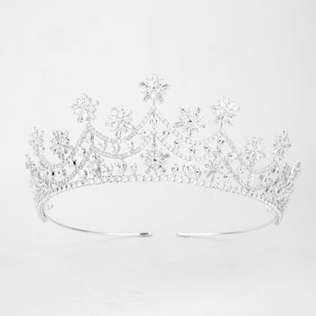FROSTED SERENITY TIARA CROWN