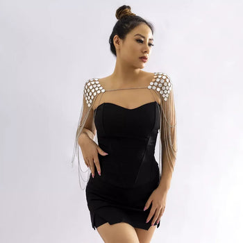 GILDED CASCADE SHOULDER CAPE