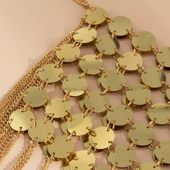 GILDED CASCADE SHOULDER CAPE