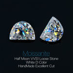 HALF MOON CUT MOISSANITE LOOSE DIAMOND