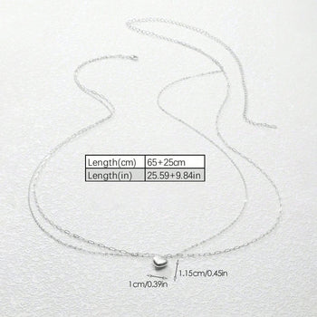 HEART WAIST CHAIN IN STERLING SILVER
