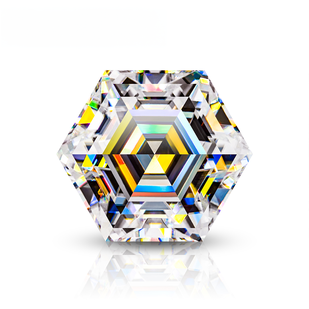 HEXAGON CUT MOISSANITE LOOSE DIAMOND