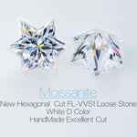 HEXAGRAM CUT STAR MOISSANITE LOOSE DIAMOND