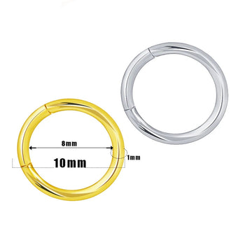 HOOP PIERCING IN SOLID GOLD