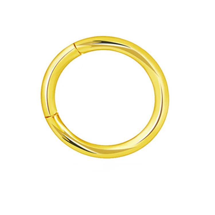 HOOP PIERCING IN SOLID GOLD