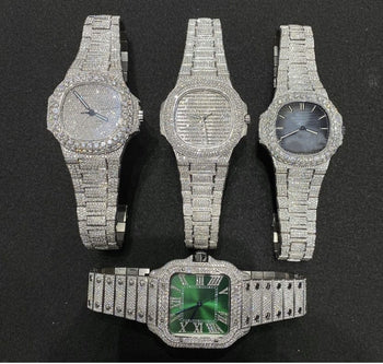 ICED OUT HIP HOP MOISSANITE DIAMOND WATCHES
