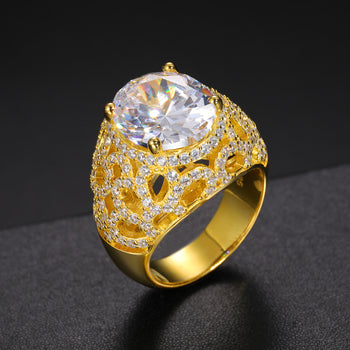 IE0269 9CT OVAL CUT MOISSANITE DIAMOND CLUSTER RING IN STERLING SILVER