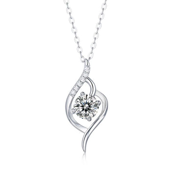 Collier pendentif en moissanite IE5011 FIRST SIGHT en argent sterling