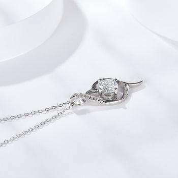 Collier pendentif en moissanite IE5011 FIRST SIGHT en argent sterling