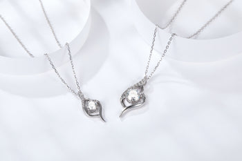 Collier pendentif en moissanite IE5011 FIRST SIGHT en argent sterling