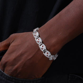 IMPERIAL EMBER MOISSANITE BRACELET IN STERLING SILVER