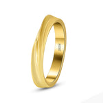 INTERLOCKED ROLLING RING IN STERLING SILVER