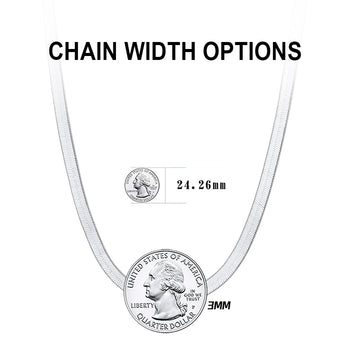 COLLIER ITALIEN À CHAÎNE À CHEVEUX SOUPLE EN ARGENT MASSIF