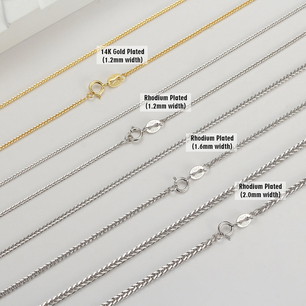 ITALIAN HANDMADE CHOPIN CHAIN IN STERLING SILVER