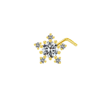 L BEND NOSE PIERCING IN STERLING SILVER