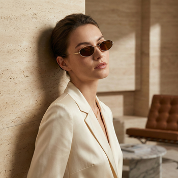 LUCENZA OVAL SUNGLASSES