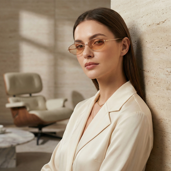 LUCENZA OVAL SUNGLASSES