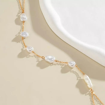 LUMINA PEARL DROP BODY CHAIN