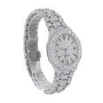 LUMINOUS FROST STUDED BAND MOISSANITE DIAMOND WATCH