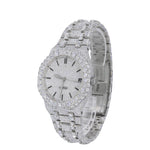 LUMINOUS FROST STUDED BAND MOISSANITE DIAMOND WATCH