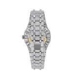 LUMINOUS FROST STUDED BAND MOISSANITE DIAMOND WATCH