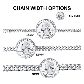 MIAMI CUBAN LINK CHAIN IN STERLING SILVER