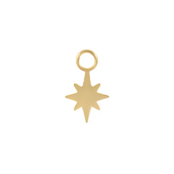 MINI CHARM DROP PIERCINGS ACCESSORY IN STERLING SILVER