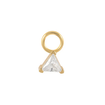 MINI CHARM DROP PIERCINGS ACCESSORY IN STERLING SILVER