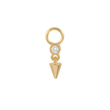 MINI CHARM DROP PIERCINGS ACCESSORY IN STERLING SILVER
