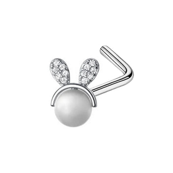 MINI CHARM NOSE PIERCINGS IN STERLING SILVER