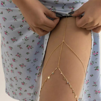 MODULAR DRAPE THIGH CHAIN