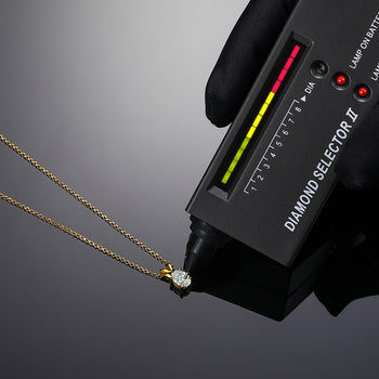 Pendentif en moissanite 1 carat taille poire en argent sterling