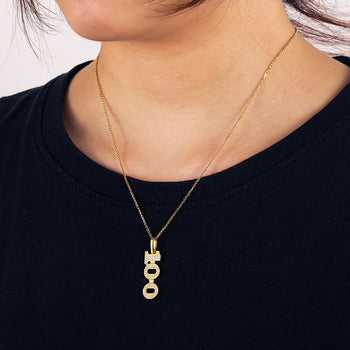 Pendentif en argent sterling serti de diamants moissanite 100