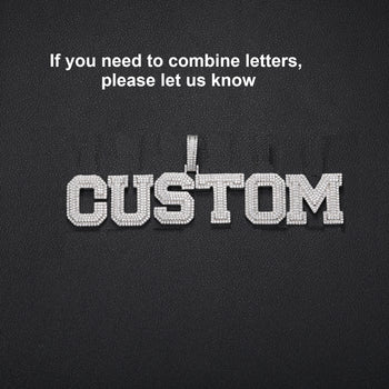 MOISSANITE DIAMOND A-Z INITIAL LETTER PENDANT IN STERLING SILVER