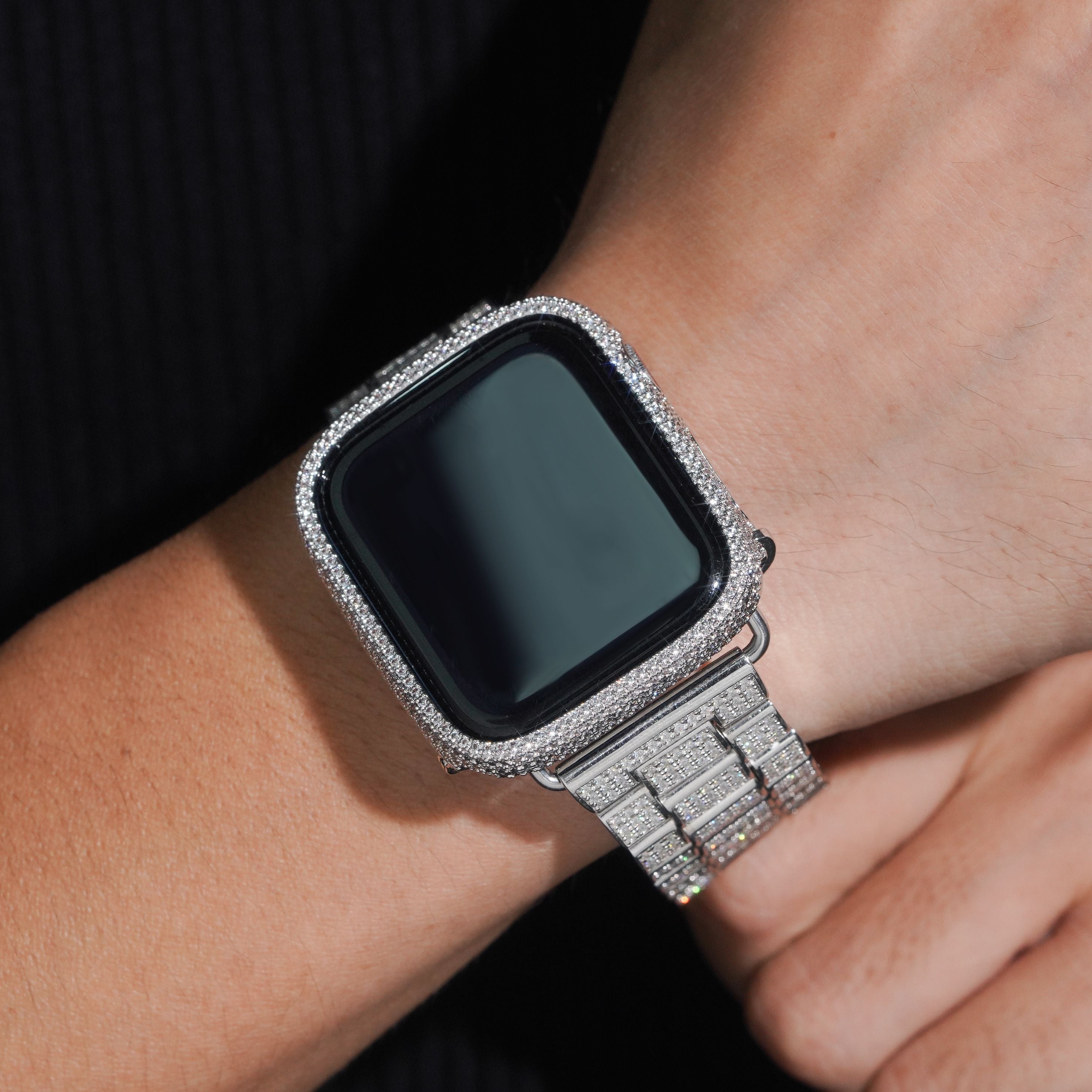 Diamond shops iwatch bezel